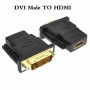 DVI-D Male to HDMI Female Adaptor