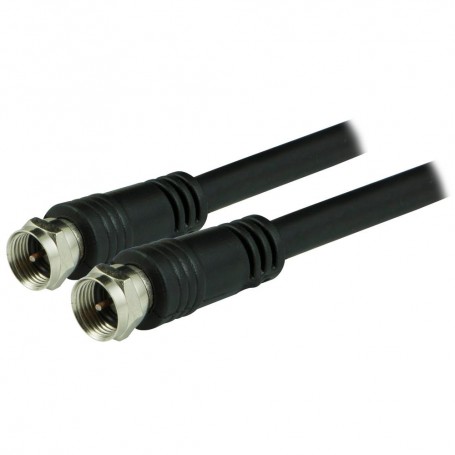 100FT RG6 Black Coaxial Cable