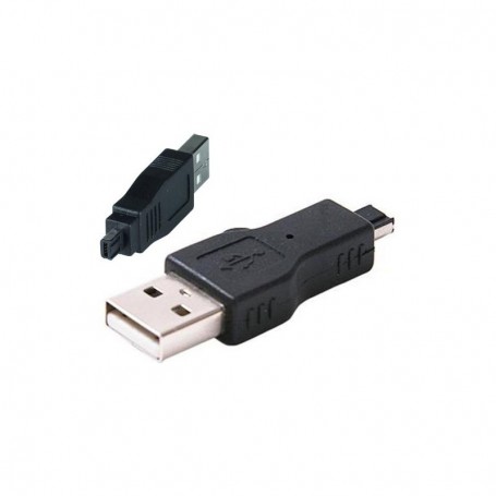 Adaptateur Mini-USB 4pin Mâle vers USB A Mâle