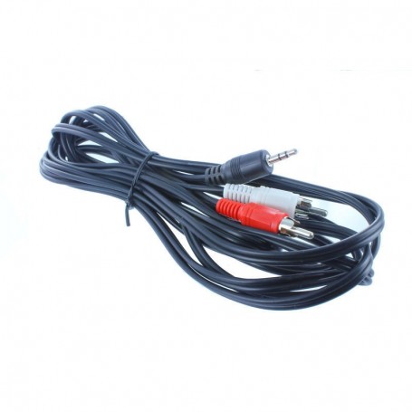 15FT Audio Cable 3.5mm 1 Male to 2 RCA Male