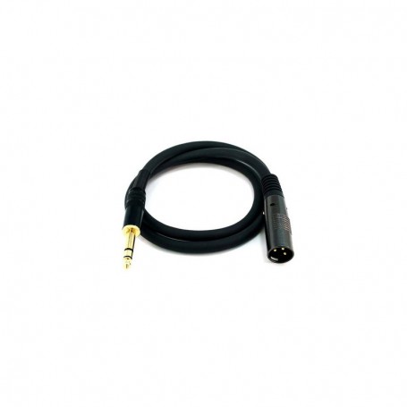 3FT XLR Male to 1/4inch TRS Male 16AWG Cable