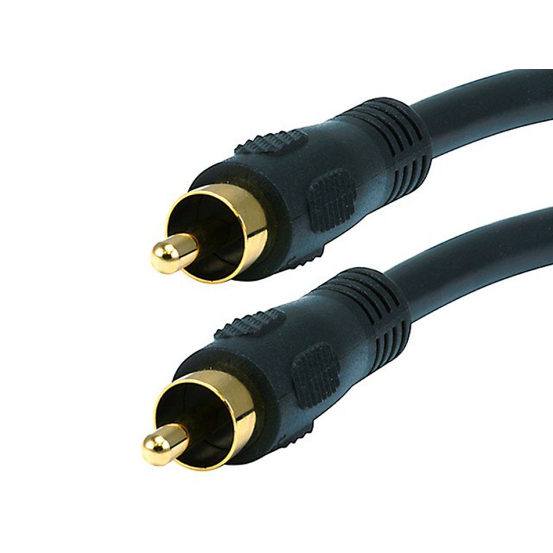 Câble Audio Vidéo Rca Coaxial 6pieds M M Rg59u 75ohm Spdif Câble Coaxial Numérique Subwoofer 1030