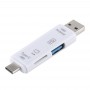 USB C MicroUSB USB OTG Memory Card Reader