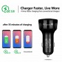 3 Ports USB 7A Quick Charge Qualcomm 3.0 Car Charger