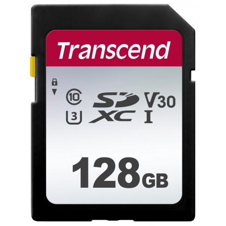 Transcend 128GB SDXC Class 10 UHS-3 V30 4K