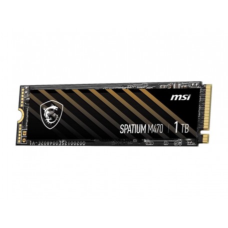 MSI SPATIUM Series M.2 2280 1TB PCI-Express 4.0 x4, NVMe 1.3 3D NAND  Internal Solid State Drive (SSD) M470 *Open Box*